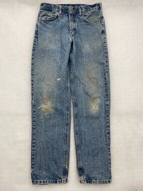 Carhartt | Jeans | Vintage 8s Carhartt Blue Cotton Denim Bib
